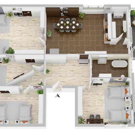 דירה Monteurwohnung Mit Balkon, 4 Zimmer, Voll Ausgestattet, Waesche Inklusive, Kostenfreier Parkplatz Und Wlan - Ka01 איסרלון