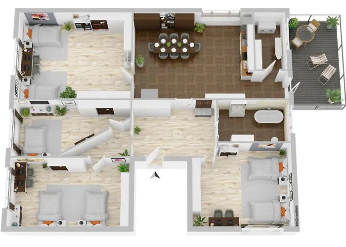 Apartment -cs24- 4 With Balcony - Ka01 Iserlohn